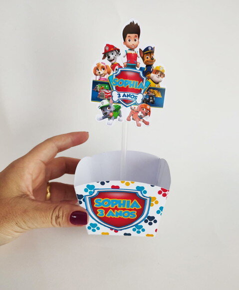 Cachepo Personalizado Patrulha Canina