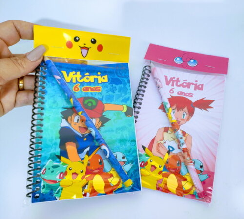 Caderno de Desenho Pokemon