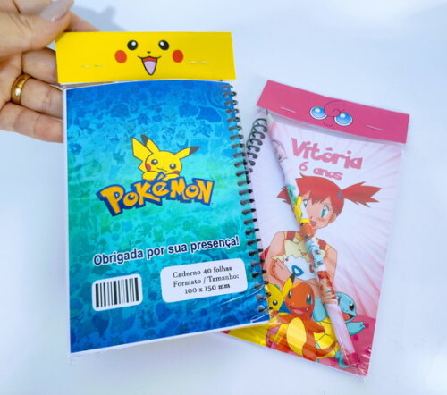 Caderno de Desenho Pokemon
