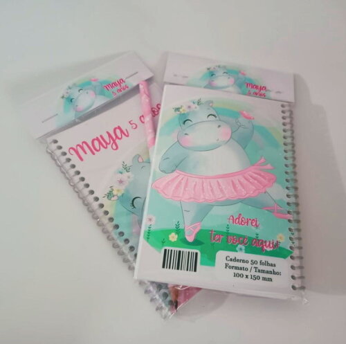 Caderno de Desenho sem Pauta Personalizado