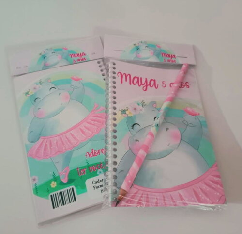 Caderno de Desenho sem Pauta Personalizado