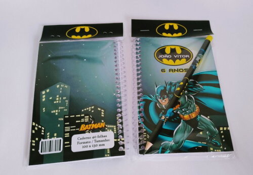 Caderno de Desenho sem Pauta Personalizado Batman