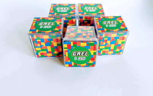 Caixa Acrílica Personalizada Lego
