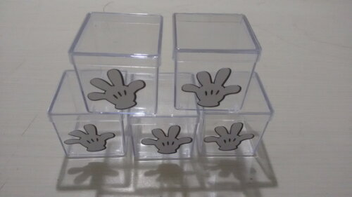 Caixa Acrílica Personalizada Mickey