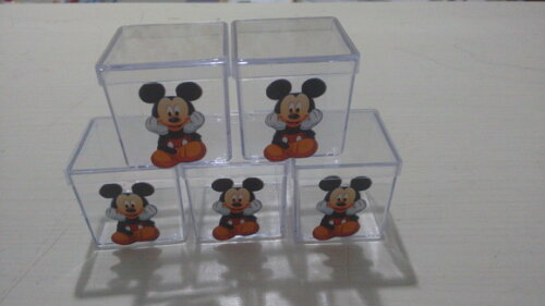 Caixa Acrílica Personalizada Mickey