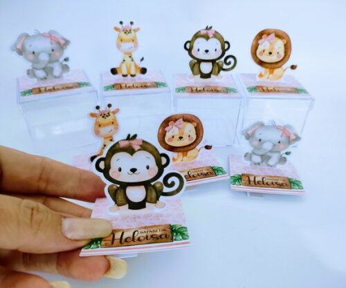Caixa Acrílica Personalizada Safari