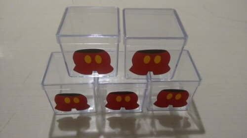 Caixa Acrílica Personalizada Mickey