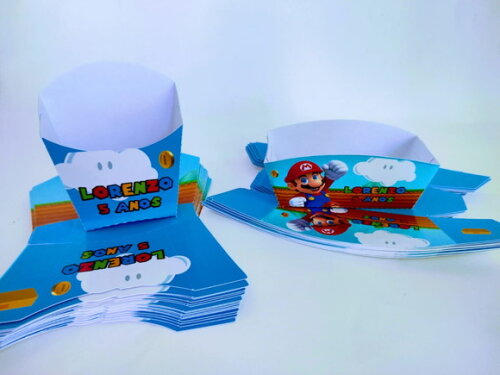 Caixa Batata e Mini Dog Personalizada