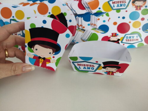 Caixa Batata e Mini Dog Personalizada