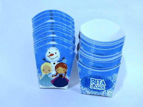 Caixa de Batata Personalizada Frozen