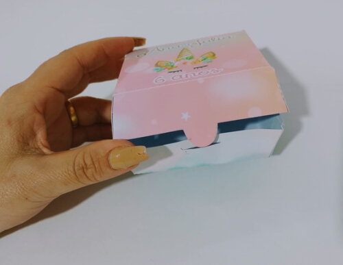 Caixa Hambúrguer Personalizada