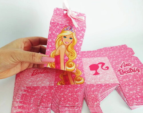Caixa Milk Personalizada Barbie