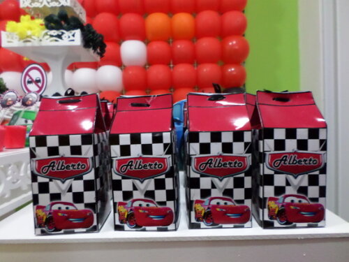 Caixa Milk Personalizada Carros
