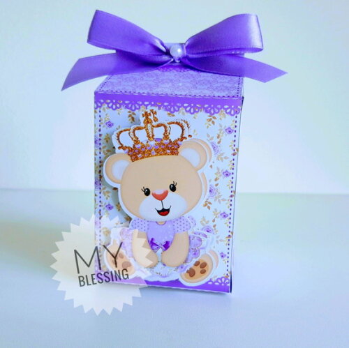 Caixa Milk Personalizada Ursinha