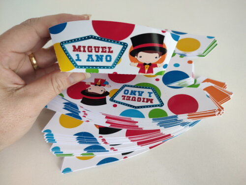 Caixa Mini Dog Personalizada Circo