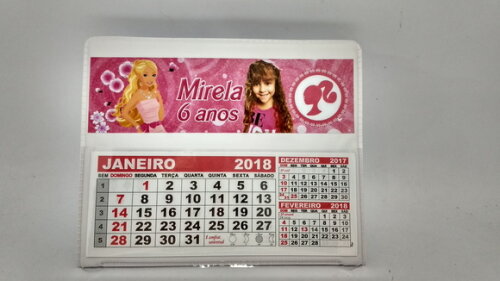 Calendario de mesa barbie