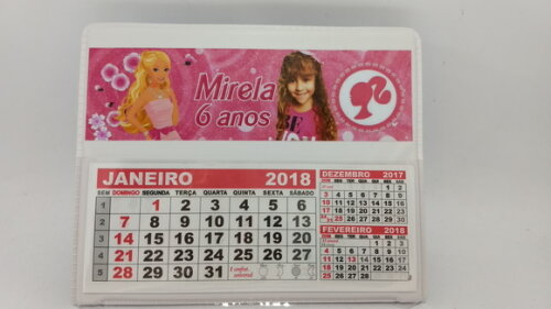 Calendario de mesa barbie