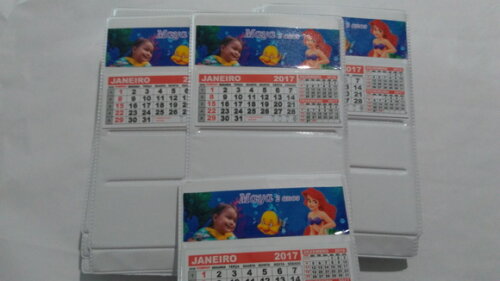 Calendario De Mesa da pequena sereia