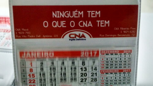 Calendario de mesa empresa