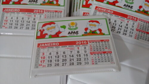 Calendario de mesa empresa natal