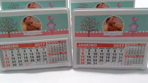 Calendario de mesa jardim