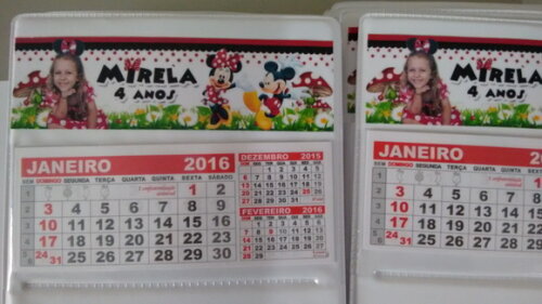 Calendario de mesa minnie