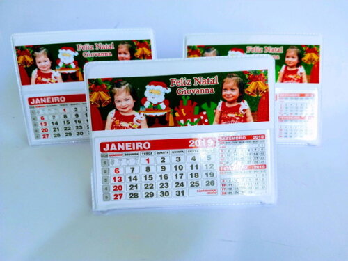 Calendario de mesa natal