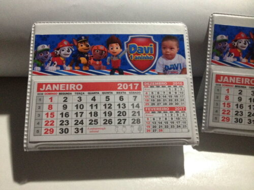 Calendario De Mesa patrulha canina