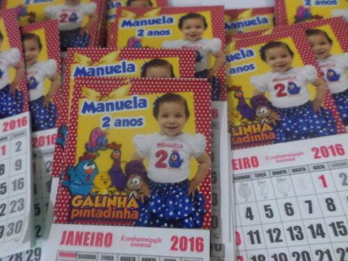 calendario galinha pintadinha
