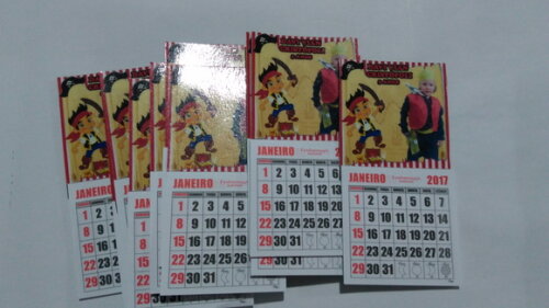Calendario jack e os piratas