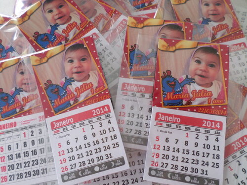 calendario galinha pintadinha