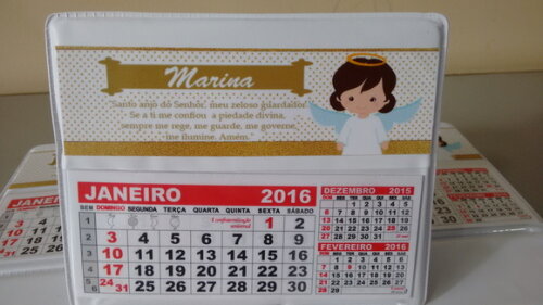 Calendariode mesa batizado