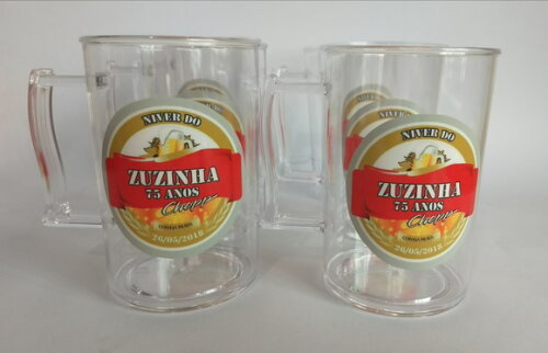 Caneca acrilica personalizada chopp