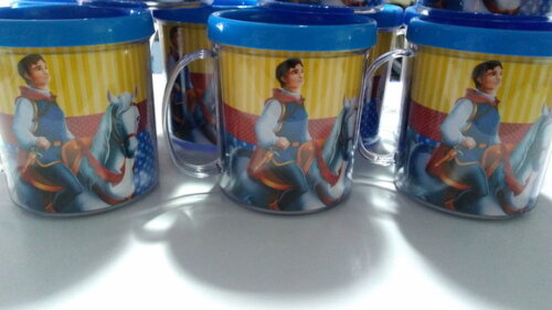 Caneca Acrílica Personalizada Branca de Neve