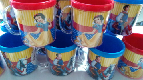 Caneca Acrílica Personalizada Branca de Neve