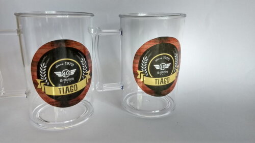 Caneca acrilica personalizada chopp