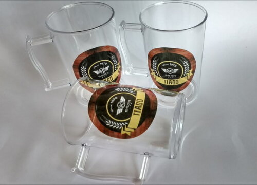 Caneca acrilica personalizada chopp