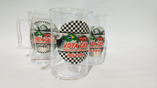 Caneca acrilica personalizada chopp para empresa