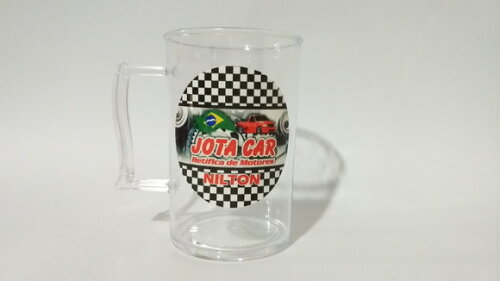 Caneca acrilica personalizada chopp para empresa