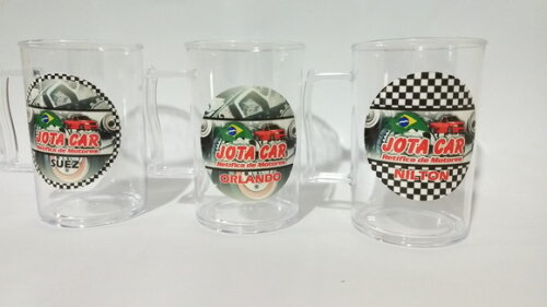 Caneca acrilica personalizada chopp para empresa