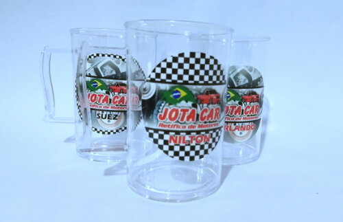 Caneca acrilica personalizada chopp para empresa