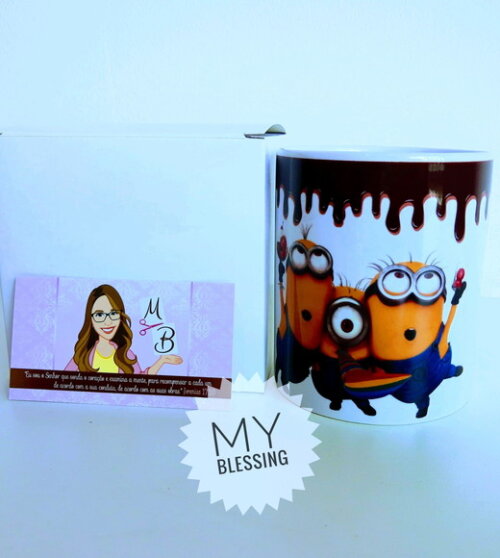 Caneca de Porcelana dos Minions