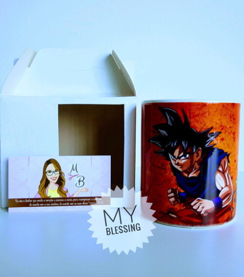 Caneca de Porcelana Goku