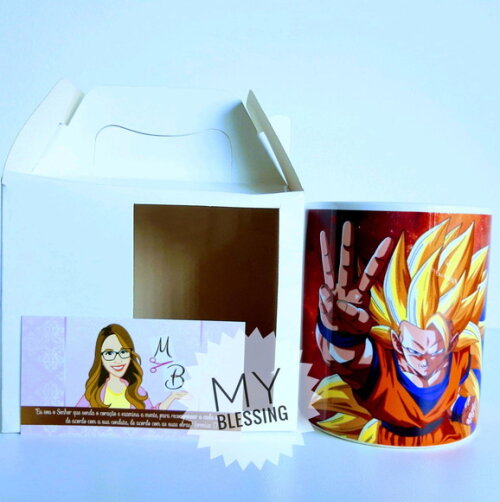 Caneca de Porcelana Goku