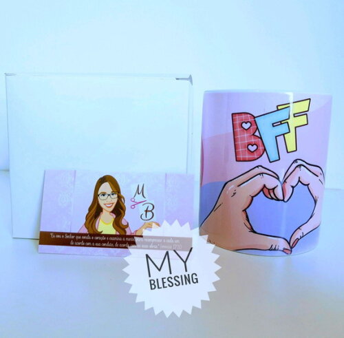 Caneca de Porcelana para Amiga