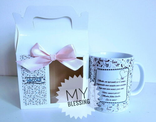 Caneca de Porcelana Personalizada com Caixa