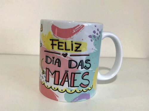 Caneca de Porcelana Personalizada Dia das Mães