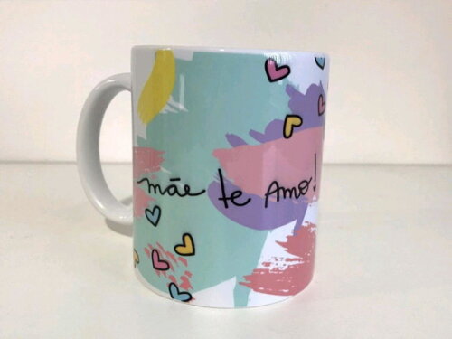 Caneca de Porcelana Personalizada Dia das Mães