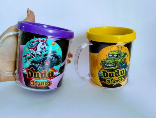 Caneca Hot Wheels Monster Truck