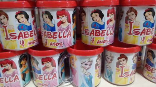 Caneca Personalizada as Princesas